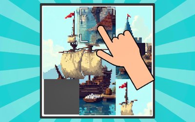 Pixel Slide Puzzle