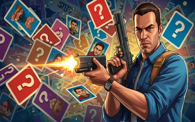 GTA Man Memory Card & Matching Game